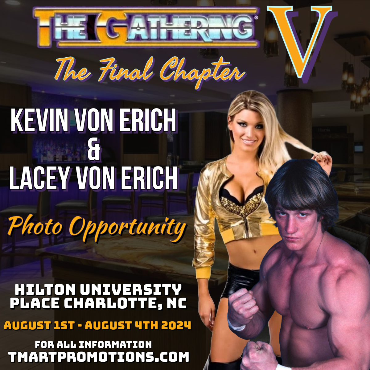 Kevin & Lacey Von Erich PRO - PHOTO – T-Mart Promotions Inc