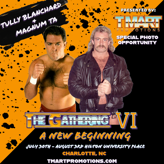 Tully Blanchard & Magnum TA WITH CAGE! PRO PHOTO